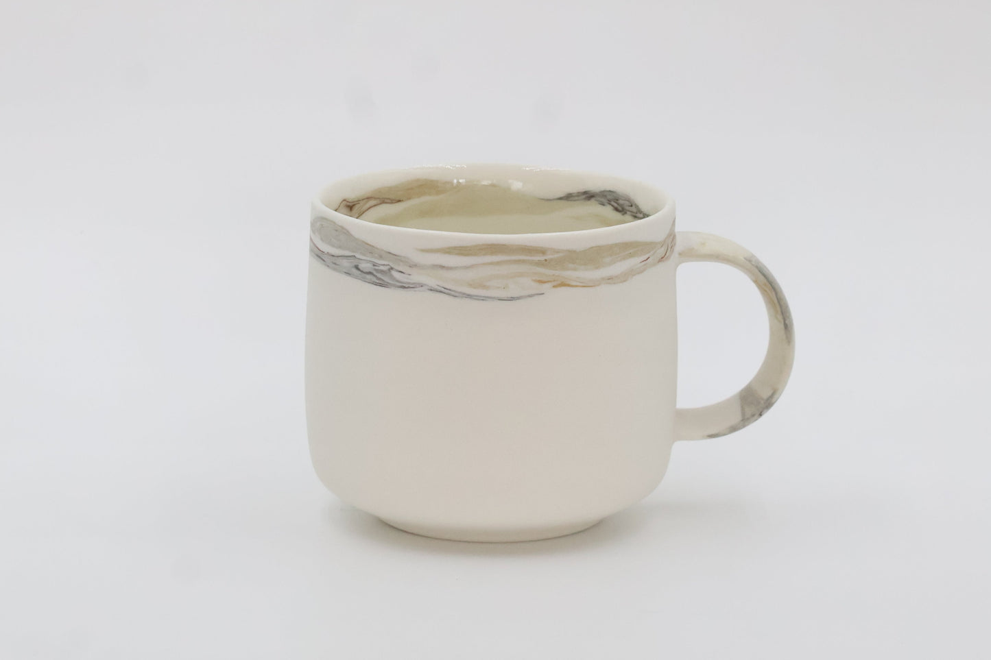 山景 灰釉マグカップ（漢人そのみ）