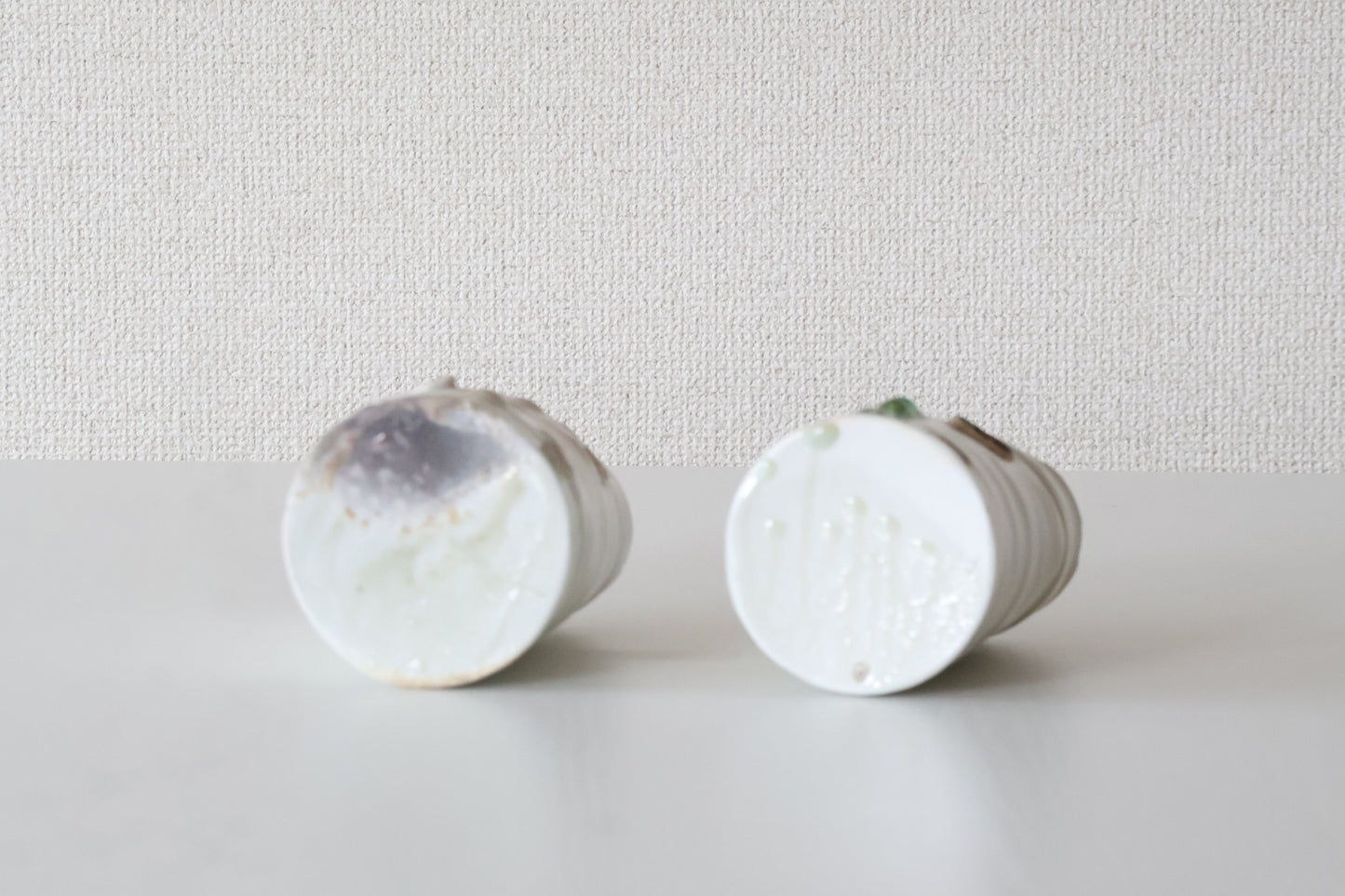 伊賀磁器貝目筒片口（須釜優子）