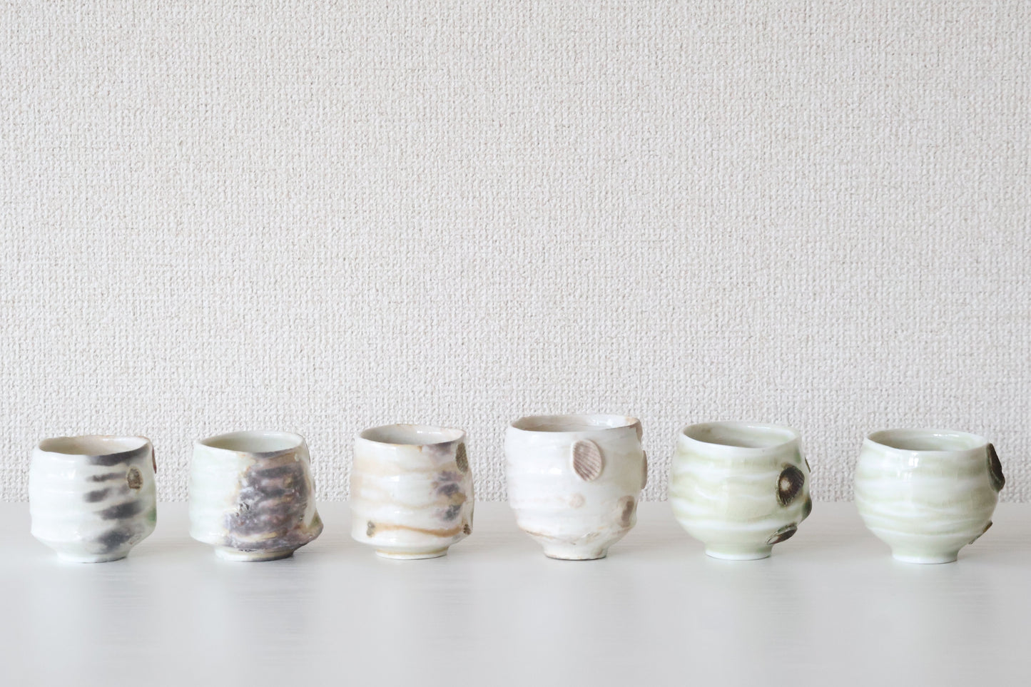 伊賀磁器貝目ぐい呑（須釜優子）