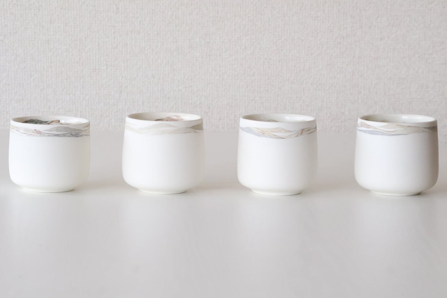 山景 灰釉マグカップ（漢人そのみ）