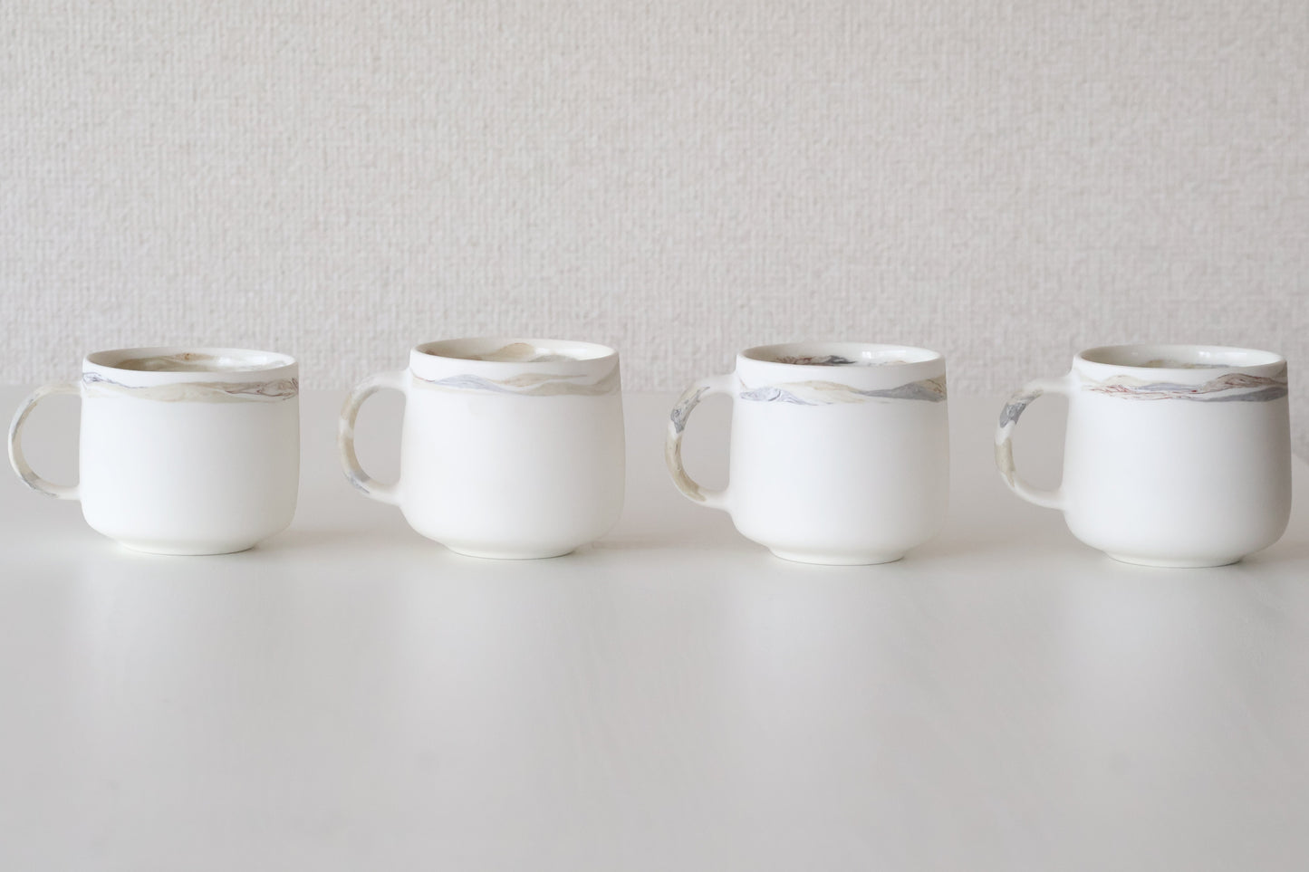 山景 灰釉マグカップ（漢人そのみ）