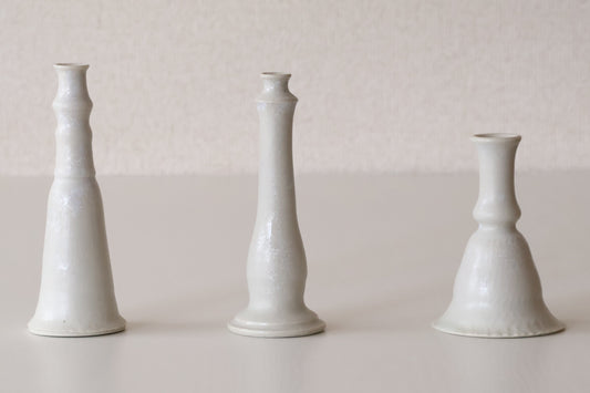 結晶釉一輪挿し（大森悦生）