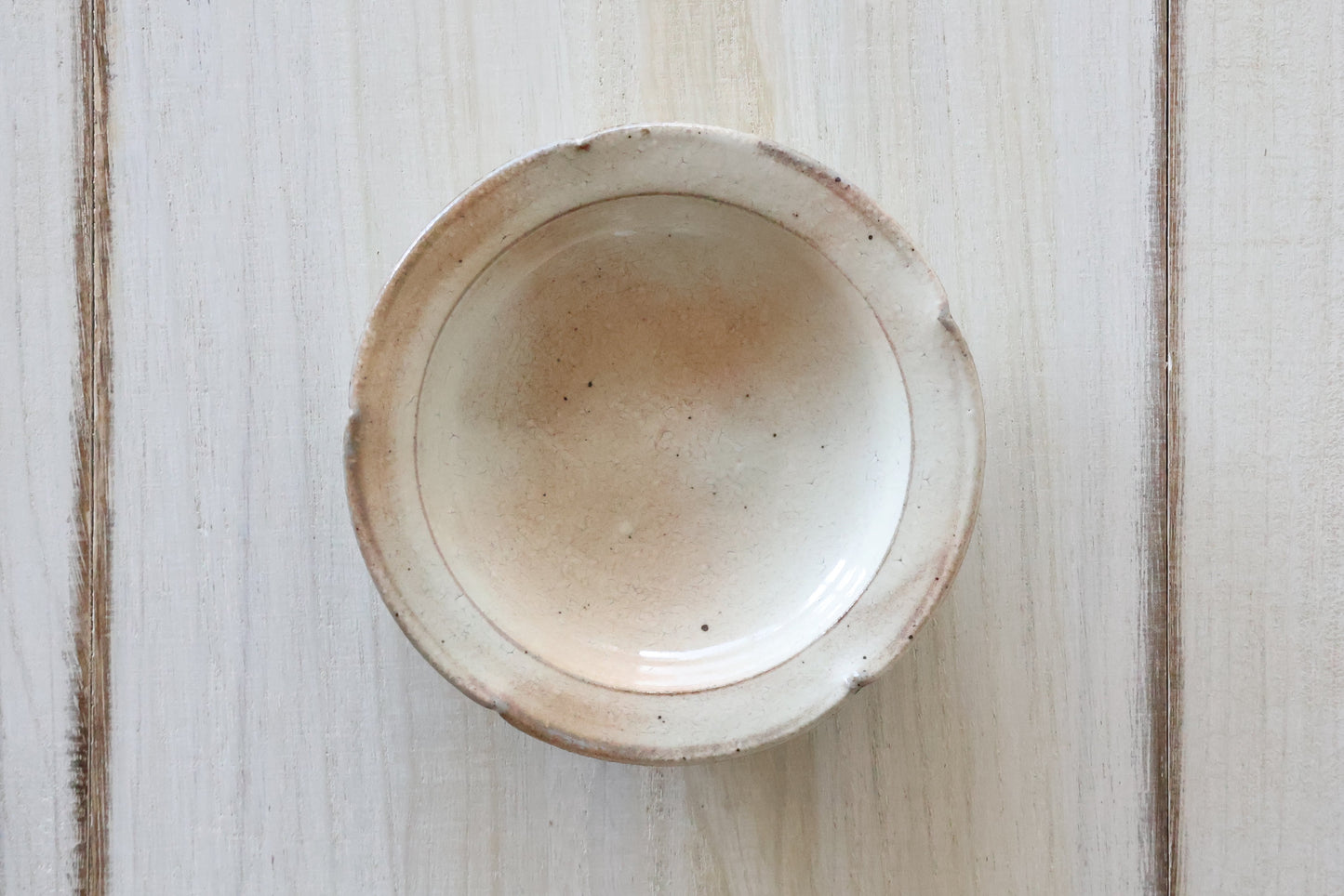 白泥輪花皿（淡海陶芸研究所 / 山元一真）