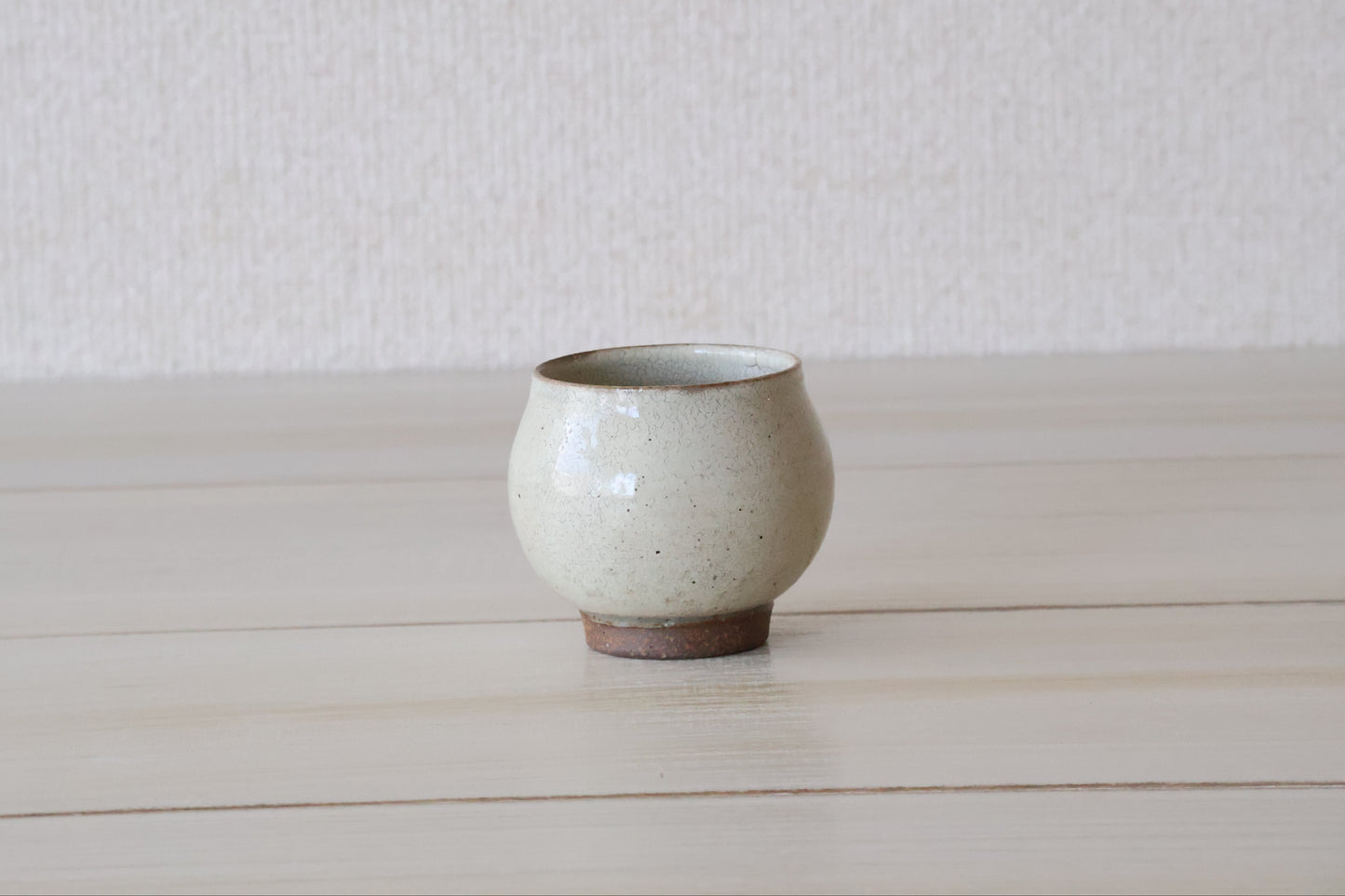 白泥丸湯呑み（淡海陶芸研究所 / 山元一真）