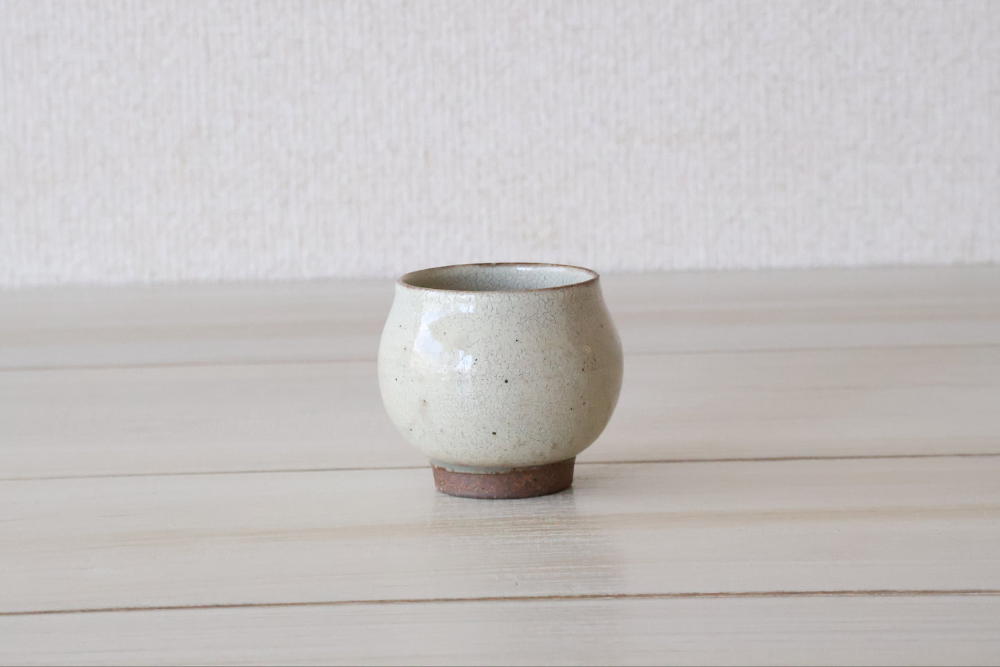 白泥丸湯呑み（淡海陶芸研究所 / 山元一真）